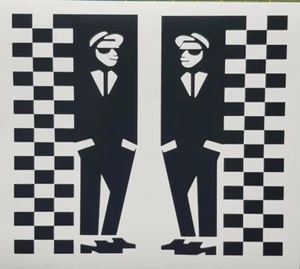 ska (5) dos tonos mod rude boy scooter calcomanía vinilo coche parachoques ventana pegatina - Imagen 1 de 1