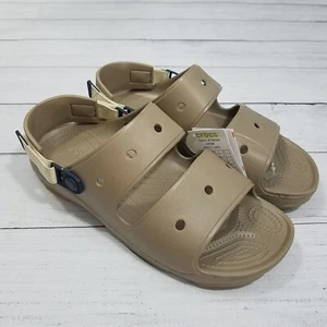 Sandalias clásicas todo terreno Crocs para hombre talla 12 - marrón - Imagen 1 de 7