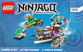 Instruction Book Only For LEGO NINJAGO Over Borg Attack 70722 