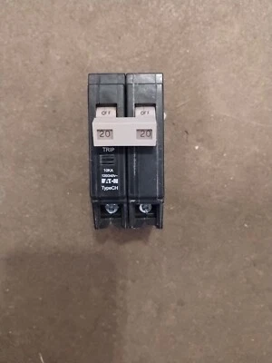 Eaton CHF220 10KA 20AMP 120/240V Trip Breaker - Image 1 of 4