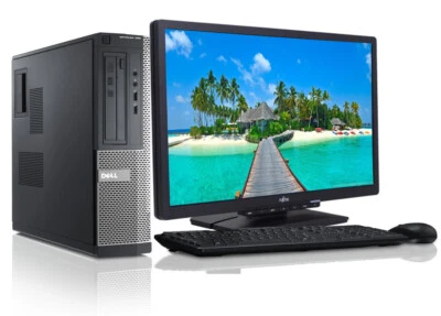 CHEAP 20" Full Set DELL Desktop PC - i5 3rd Gen 16GB RAM 512GB SSD WiFi - Win10 - Image 1 of 4