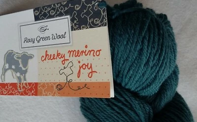 (199€/kg):100g Rosy Green CHEEKY MERINO JOY, Pt.70345, Fb.250 M.Seegrün   #5710 - Bild 1 von 2