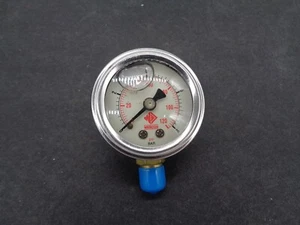 FUEL PRESSURE GAUGE OIL FILLED 0-120 PSI 0-8 BAR NEW - Foto 1 di 4