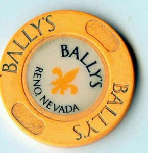 Nevada, Reno: Bally's Roulette Fleur de Lis Orange 1986 - Bild 1 von 2