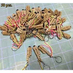 Key Chain Miniature Wote Bamboo Keychain Musical Folk Crafts Wholesale Lot 50pcs - Picture 1 of 8