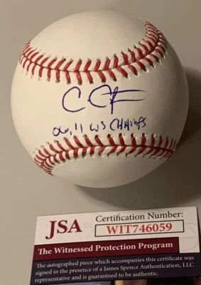 Chris Carpenter “06,11 WS CHAMPS” Signed Major League Baseball! JSA # WIT746059 Foto 1 de 2