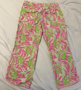Lilly Pulitzer Vintage Capri Pants Girls EUC Size 12 - Picture 1 of 2