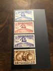 Panama Specialized Group of 4 Stamps MH Columbus