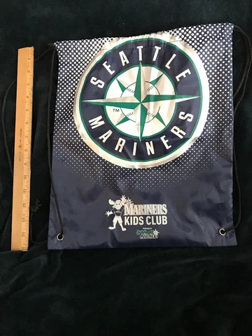 SEATTLE Mariners Kids Club Exclusive DRAW STRING BACKPACK bag SGA Cover