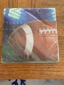 Football Napkins 16 Count - Picture 1 of 2