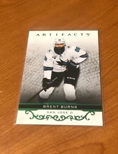 BRENT BURNS 2021-22 Artifacts Neon Green #122 - Picture 1 of 1