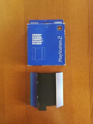 SONY VERTICAL STAND PLAYSTATION 2 ORIGINAL PAL EUR BASE VERTICALE BOXATA - Immagine 1 di 4