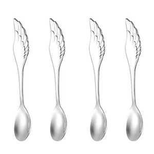 Stainless Steel Mini Coffee Espresso Spoon Dessert Teaspoons Small Soup Spoon... - Picture 1 of 6