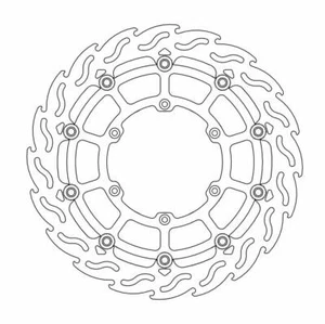 Yamaha WR 426 F 2001-2002 Motorrad Masters Supermoto Front Racing Flame Brake - Picture 1 of 5
