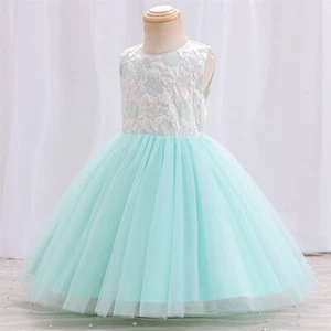 Kids Flower Girls Princess Dress Tulle Bridesmaid Prom Pageant Ball Party Gown - Picture 1 of 40