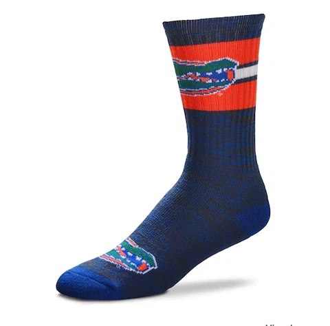 Florida Gators College Blue RMC First String Deuce Crew Socks Cover