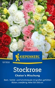 Stockrose " Gefüllte Mischung " Stauden Blumen -ca. 50 Samen - Bild 1 von 2