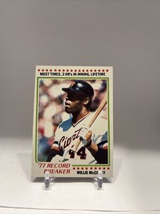 1978 Topps #3 Willie McCovey  Giants HOF