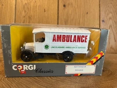 Furgoneta Thornycroft 1929 ambulancia Corgi Classics C854 Lincolnshire (MM3) Foto 1 de 3