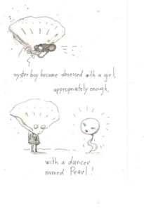 5x7" Tim Burton Las Vegas Neon Museum Oyster Boy Pearl Lost Vegas Postcard 2020 - Picture 1 of 2