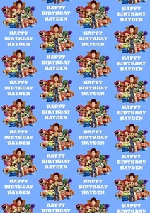 TOY STORY Personalised Birthday Gift Wrap - Disney Toy Story Wrapping Paper - Picture 1 of 1