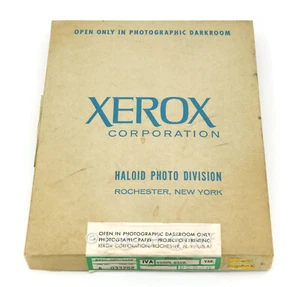 Expired Nov 1965 Xerox High Speed 8x10 Photographic Paper Open Box Display Only - Picture 1 of 5