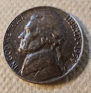 1959P AU/Uncirculated  Improperly Annealed "Black Beauty Jefferson Nickel - Picture 1 of 2