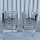 Lot Of 2 Jack Daniels Old No 7 Brand Whiskey Glasses / Top Quality 