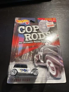 1999 Hot Wheels COP Rods '32 FORD VICKY Syracuse, NY Real Riders NIP 23444 - Bild 1 von 3