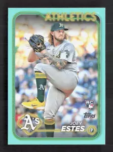 Aggiornamento Topps 2024 Joey Estes #US130 Fanatics Aqua Parallel - Foto 1 di 2