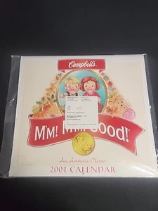 Campbell's Tomatensuppe neuer Wandkalender 2001 "M'm! M'm! Gut!"  12"x11" |  - Bild 1 von 4