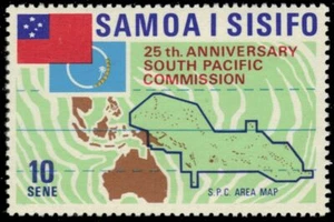 SAMOA 364 - South Pacific Commission 25th Anniversary (pb37197) - Picture 1 of 1