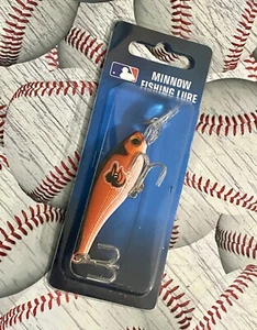 Baltimore Orioles esca da pesca esca MLB baseball Minnow Crankbait NUOVO  - Foto 1 di 2