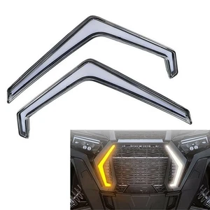 Pair Front LED Turn Signal Fang Accent Lights Fit For RZR RS1 Turbo XP 4 1000 - Picture 1 of 9