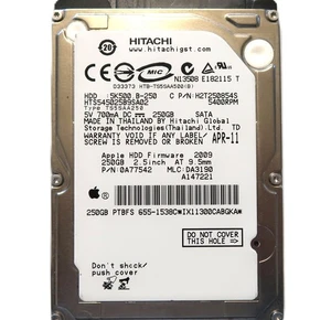 Hitachi HTS545025B9SA02 0A77542 DA3190 Thailand 2.5" 250gb Sata HDD APR-2011 - Picture 1 of 2