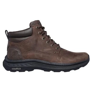 Skechers Mens Relaxed Fit: Pollard Lanser Boots - Cocoa - New - Picture 1 of 4