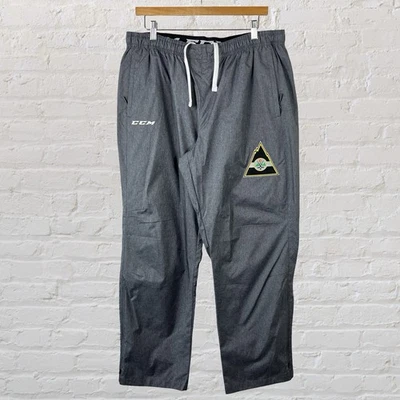 CCM хоккей тренеров брюки тактический классный молнии лодыжки шнурка серый мужской XL - Изображение 1 из 4