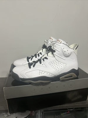 NUEVO AIR JORDAN RETRO VI 6 AUTOMOVILISMO Blanco Negro OG TALLA 12 RARO 395866-101 Foto 1 de 4