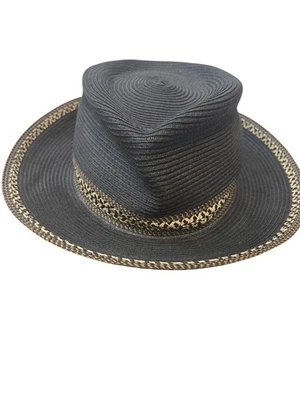 Шляпа Eric Javits темно-коричневая золотисто-коричневая упаковываемая UPF 50+ - Изображение 1 из 4