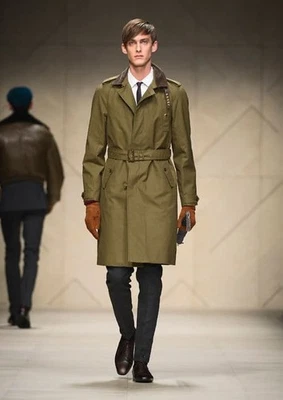 Raro abrigo militar Burberry Prorsum 2012AW Runway talla 44 - Imagen 1 de 4