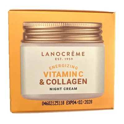 Lanocreme Face Cream Vitamin C + Collagen Energizing Night Cream 50g New/Boxed - Image 1 of 4