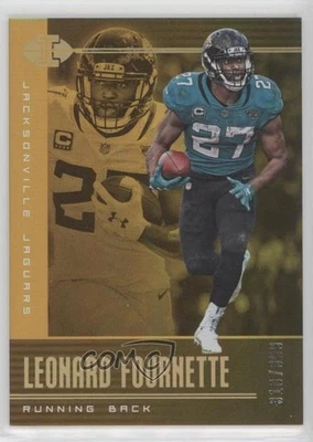 2019 Panini Illusions Trophy Collection Gold /399 Leonard Fournette #16 - Image 1 of 2