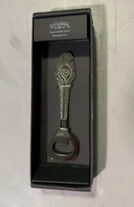 Godinger Gatherings Nickel Plated 6” Peacock Bottle Opener New&&& - Picture 1 of 2