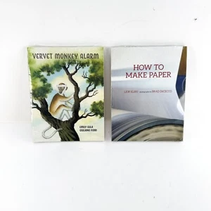 Two 6 Pack Books Lot Kids Vervet Monkey Alarm & How to make Paper Teacher Lot - Picture 1 of 5