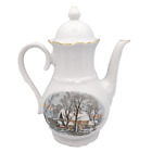 Vintage Crown Bavaria Exclusively for Avon Porcelain Teapot Coffee Pot Kettle