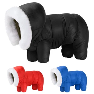 Waterproof Jumpsuit Warm Winter Dog Coat Clothes Pet Jacket for Small Medium Dog - Picture 1 of 21