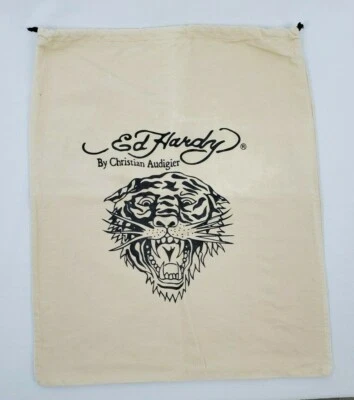 Bolsa de almacenamiento/bolso plumero/bolso con cordón beige Ed Hardy de Christian Audigier Foto 1 de 4