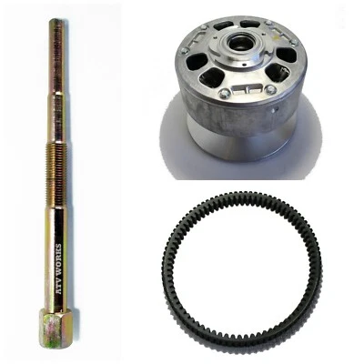 Convertidor de embrague de accionamiento primario de gas Kawasaki Mule 2500 2510 2520 con correa y herramienta Foto 1 de 4
