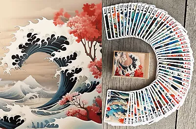Playing Cards (Poker Deck 54 Cards) JAPANESE ART Vintage Japanese Inspired 165 - Image 1 of 4