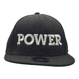 New Era 9Fifty STARZ Network POWER SNAPBACK BLACK CAP White Logo  - Picture 1 of 10